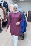 35062 KAZ AYAKLI SOĞUK İPLİK MERSERİZE  Mürdüm