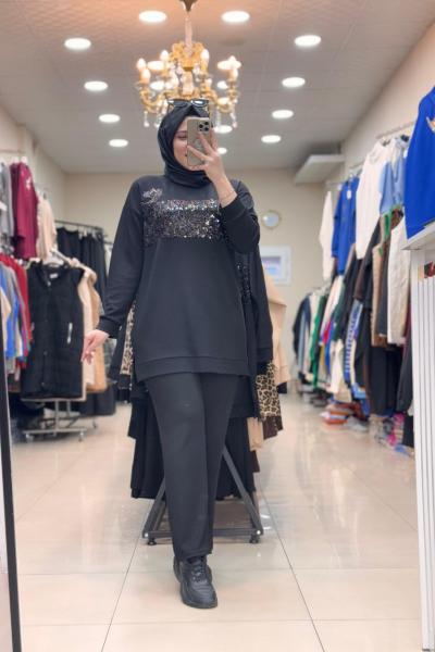 3534  YAPRAK TAKIM Siyah