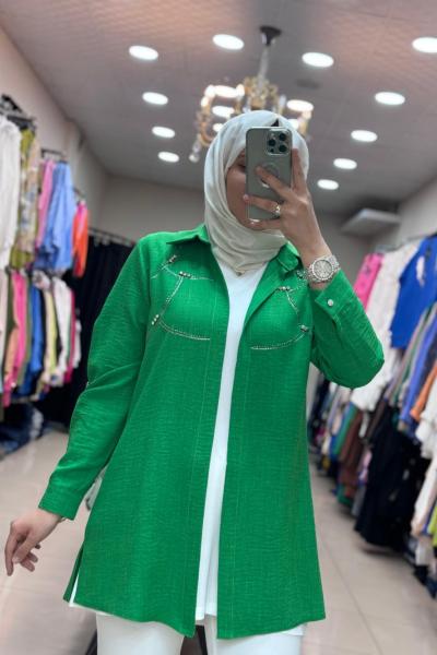 3703 İÇLİKLİ İKİLİ TAKIM Benetton Yeşil