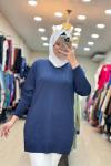 4212 GÜNER MERSERİZE TUNİK Lacivert