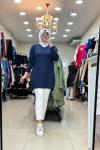 4212 GÜNER MERSERİZE TUNİK Lacivert
