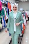 5205 BLAZER TAKIM Mint Yeşili