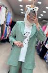 5205 BLAZER TAKIM Mint Yeşili