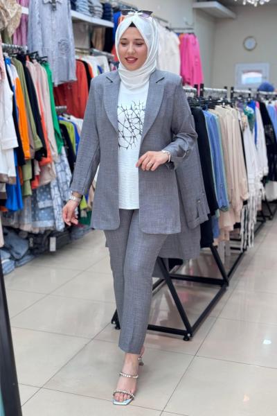 5205 BLAZER TAKIM Gri