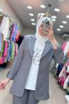 5205 BLAZER TAKIM Gri