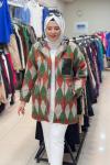 5570  ANGORA CEKET  Yeşil