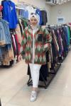 5570  ANGORA CEKET  Yeşil