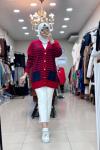 7005 AFRA HIRKA  KIRMIZI-LACİVERT