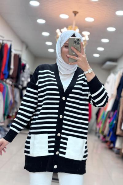 7005 AFRA HIRKA  Siyah Beyaz