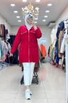 7007 CEBİ TAŞLI HIRKA  Kırmızı