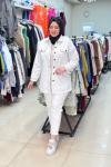 7347 DENİM KOT CEKET Beyaz