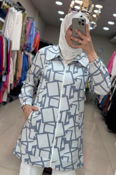 8005 JAKARLI CEKET  Mavi