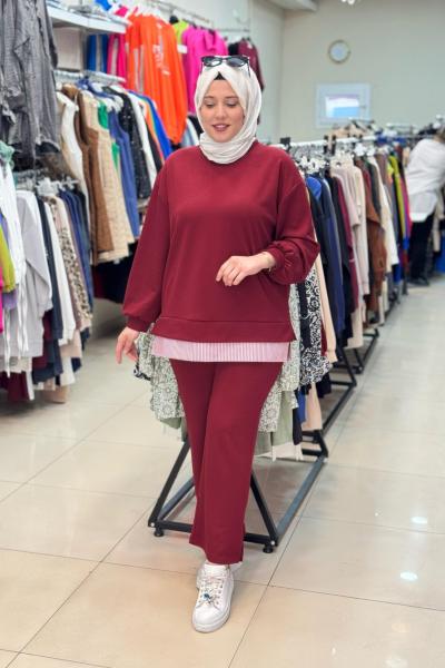 8054 EGE TAKIM Bordo