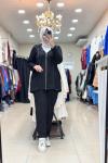 8158 BİYE GEÇİŞLİ TAKIM Siyah