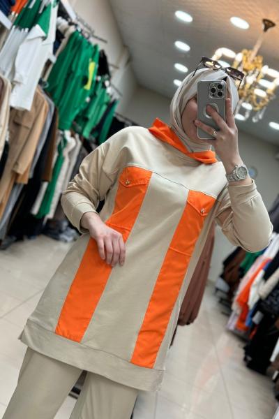 9629 Kap. Takım Turuncu Turuncu