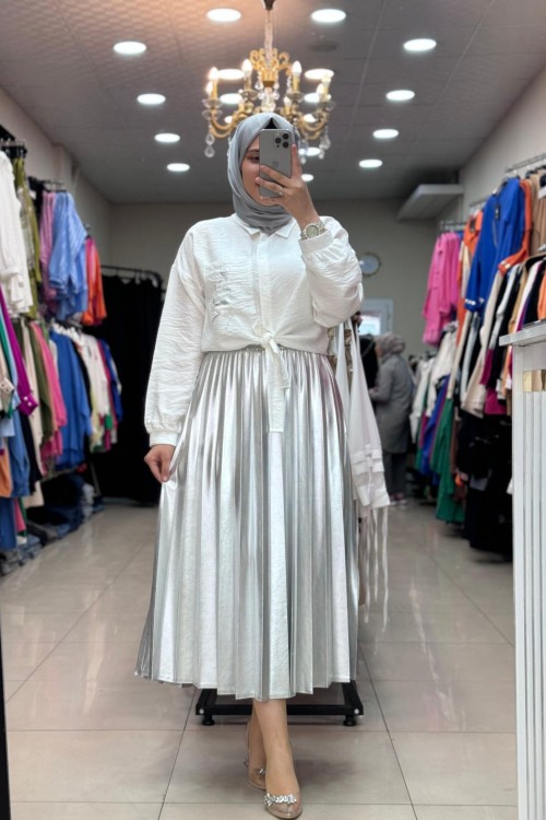 9641 ETEKLİ TAKIM  Gri