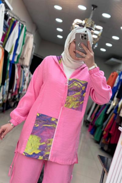 9648 Pamuklu Takım  Pembe