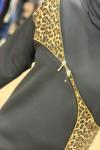 9702 FERMUAR DETAYLI LEOPAR TAKIM Siyah