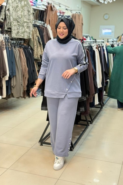 9828 ECRİN TAKIM Gri