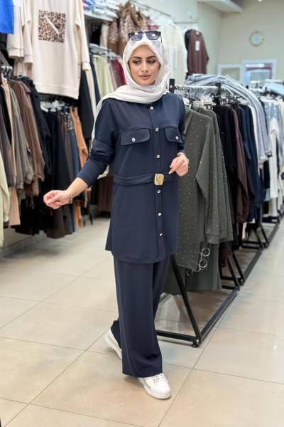 9830 Semra takım Lacivert