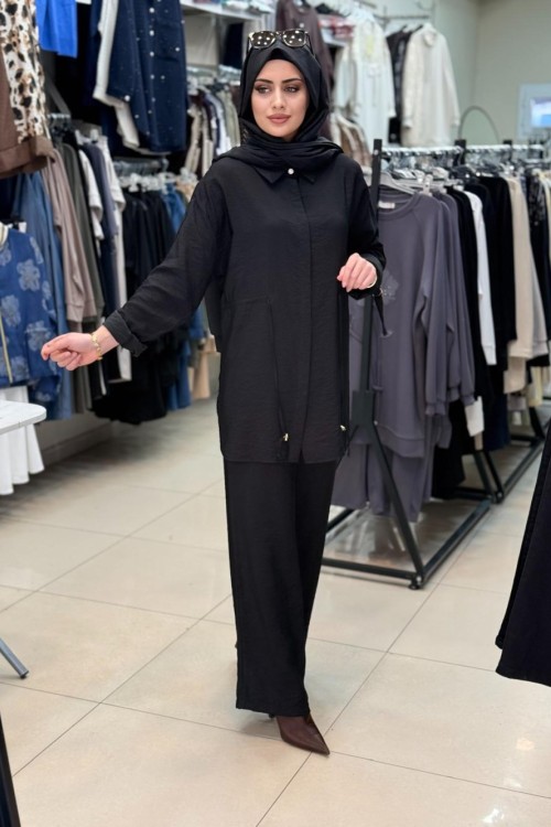 9839 İkili Takım Siyah