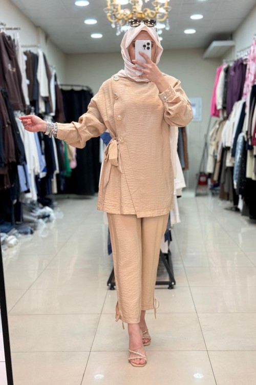 9867 Elsa Takım Bej