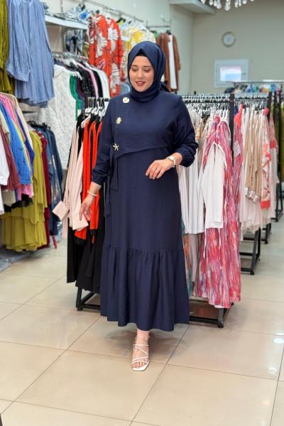 ADA ELBİSE Lacivert