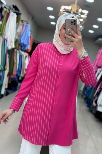 ADİN GÖMLEK Fuşya