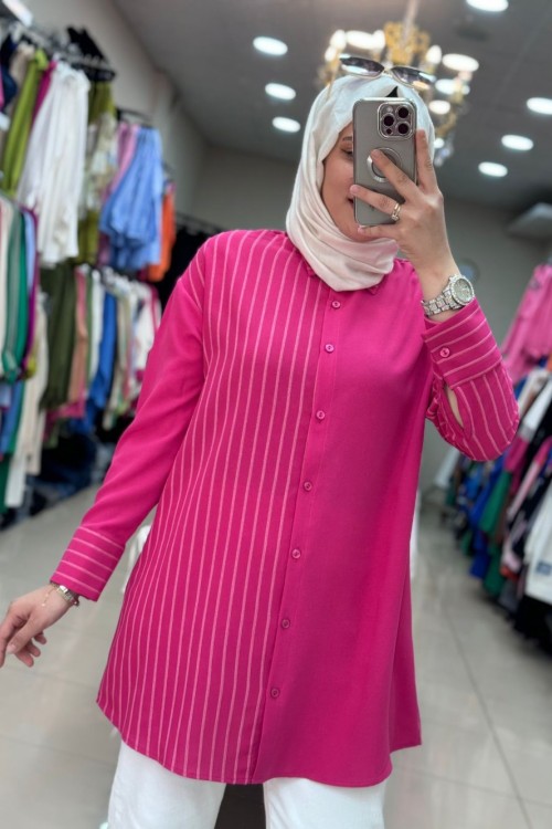 ADİN GÖMLEK Fuşya