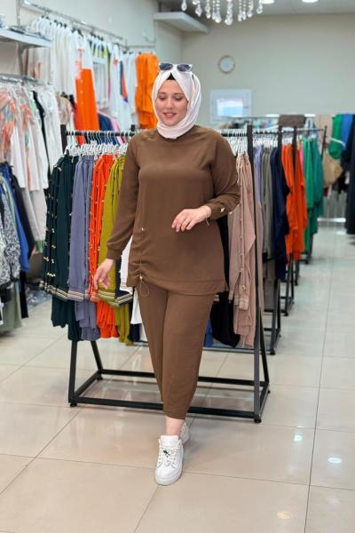 Afra Takım Kahverengi