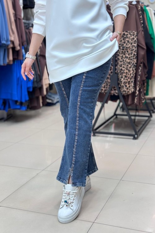 Akay İspanyol Pantolon Lacivert