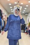 BASKI CEPLİ TAKIM Lacivert