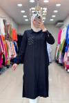 Bürümcük Uzun Tunik Siyah