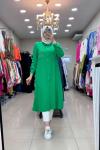 Bürümcük Uzun Tunik Benetton Yeşil