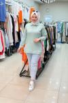 CASUAL SWEAT Mint Yeşili