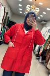Cotton Ceket Nar Çiçeği Nar Çiçeği