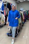 Cotton Ceket Mavi