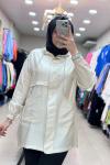 Cotton Ceket Taş Rengi