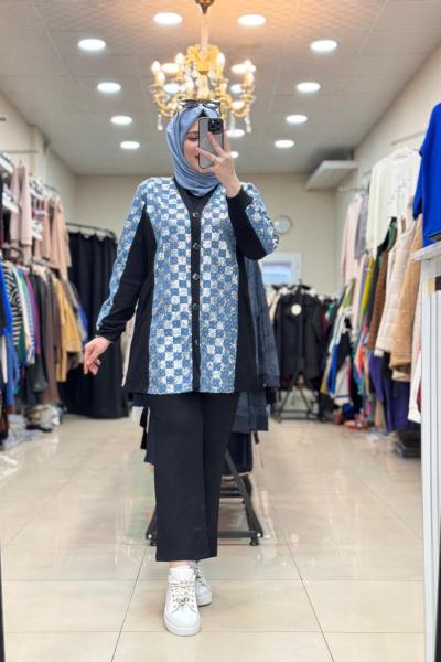 DAMA PUL KOTLU TAKIM Siyah