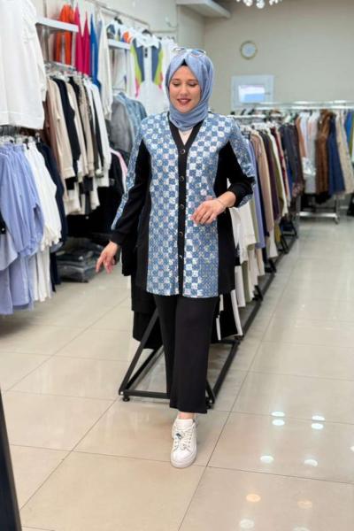 DAMA PUL KOTLU TAKIM Siyah