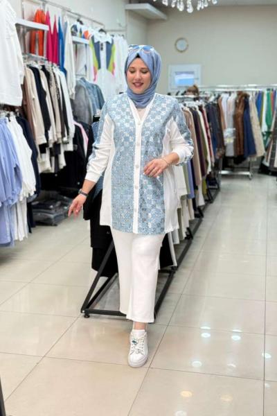 DAMA PUL KOTLU TAKIM Beyaz