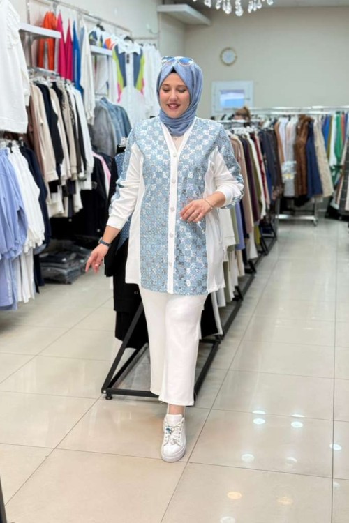 DAMA PUL KOTLU TAKIM Beyaz