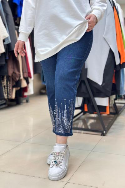 DENİM TAŞLI KOT Lacivert