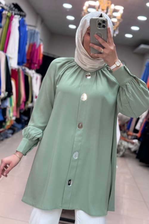 DOĞA TUNİK Mint Yeşili