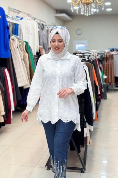 FİSTO GÖMLEK  Beyaz