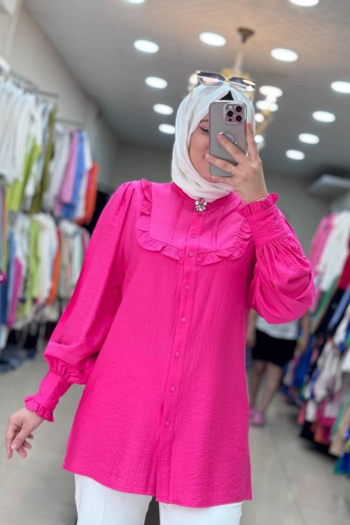 Hilal Gömlek Fuşya