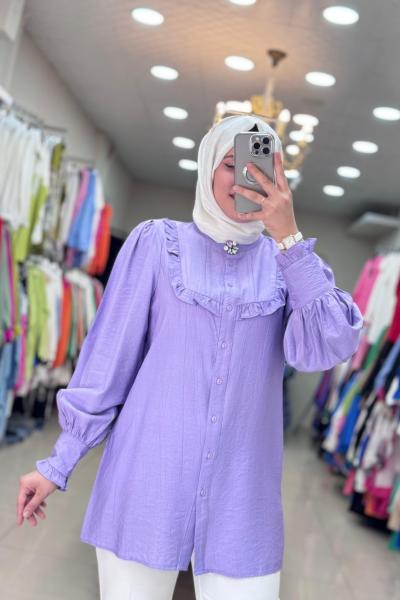Hilal Gömlek Lila