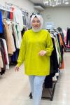 İKOLL TAŞ DETAYLI SWEATSHIRT Yağ Yeşili