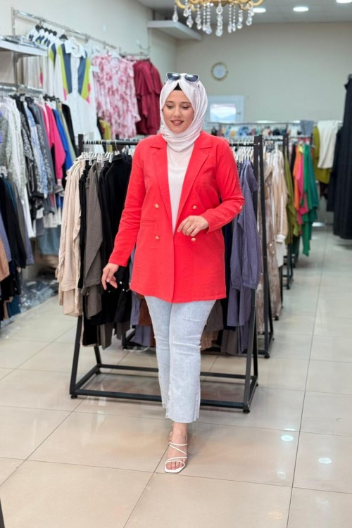 İPEK CEKET Nar Çiçeği