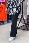 İspanyol Paça Pantalon Siyah